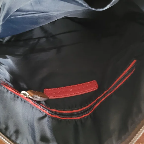 Tommy Hilfiger Brown Geometric Crossbody Bag - Picture 3 of 3